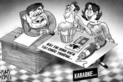 Mời thầy đi bar, nhảy đầm để qua kỳ thi